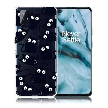 Deco OnePlus Nord N10 5G Etui - Svarte Katter