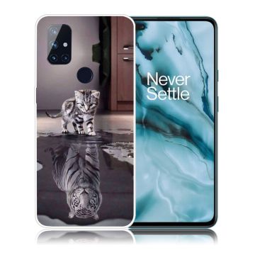 Deco OnePlus Nord N10 5G Etui - Katt / Tiger