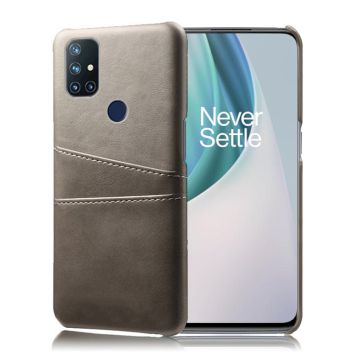 Dual Card Etui OnePlus Nord N10 5G - Grå