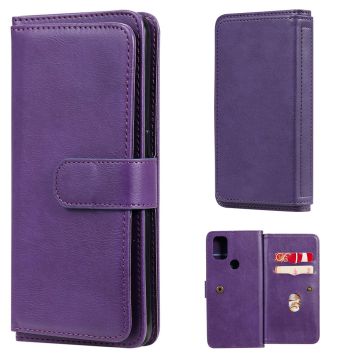 10-slot Lommebok Etui til OnePlus Nord N10 5G - Lilla