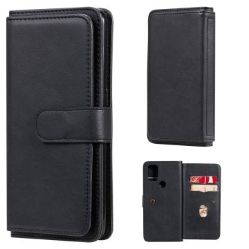 10-slot Lommebok Etui til OnePlus Nord N10 5G - Svart