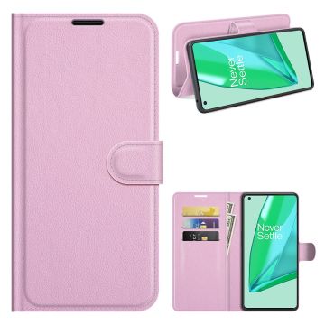 Classic OnePlus 9 Pro flip etui - Rosa