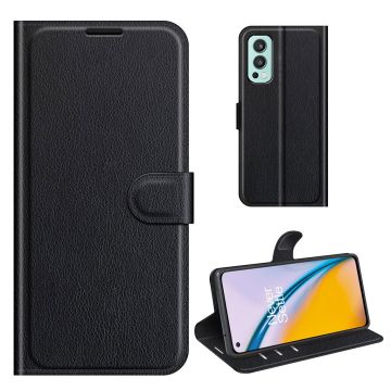 Classic OnePlus Nord 2 5G flip etui - Svart