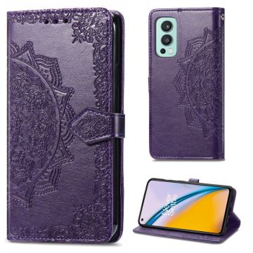 Mandala OnePlus Nord 2 5G Flippetui - Lilla