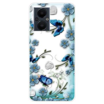 Deco OnePlus Nord N20 5G Etui - Sommerfugler og Blomster