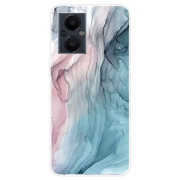 Marble OnePlus Nord N20 5G Etui - Rose / Blå Klinkekule