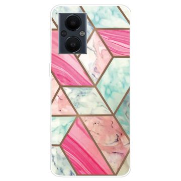 Marble OnePlus Nord N20 5G Etui - Fargerik Klinkekule Tile