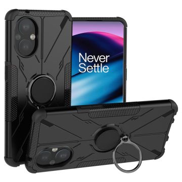 Kickstand-deksel med magnetisk ark for OnePlus Nord N20 5G - Svart