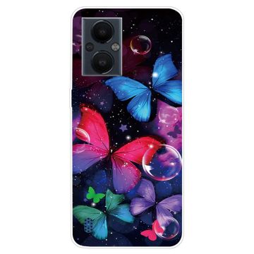 Deco OnePlus Nord N20 5G Etui - Fargerik Sommerfugler