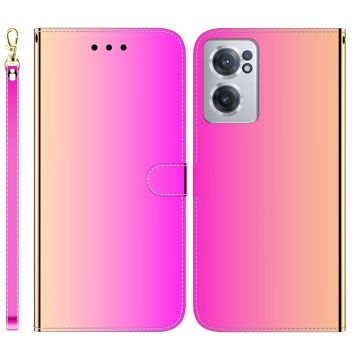 Mirror OnePlus Nord CE 2 5G flip-etui - Rose