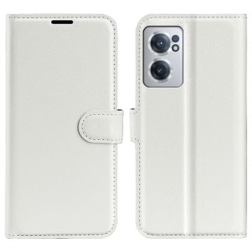 Classic OnePlus Nord CE 2 5G flip etui - Hvit