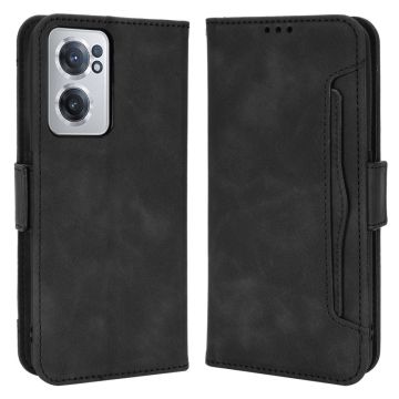 Lommebok-etui i moderne skinn-design OnePlus Nord CE 2 5G - Svart