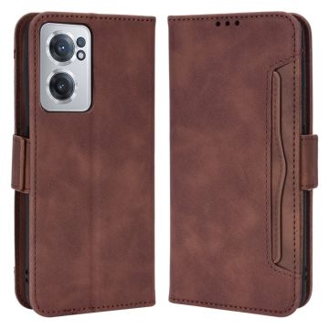 Lommebok-etui i moderne skinn-design OnePlus Nord CE 2 5G - Brun