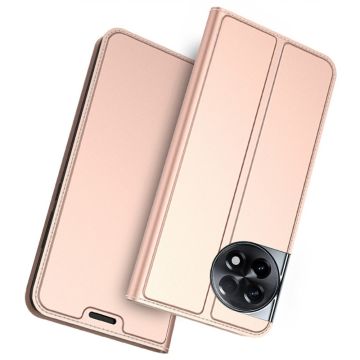 Glatt og tynt premium PU-skinnetui for OnePlus Ace 2 / OnePlus 11R - Rose Gull