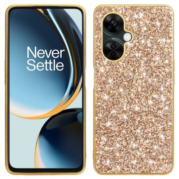 Glitter OnePlus Nord CE 3 Etui - Gull