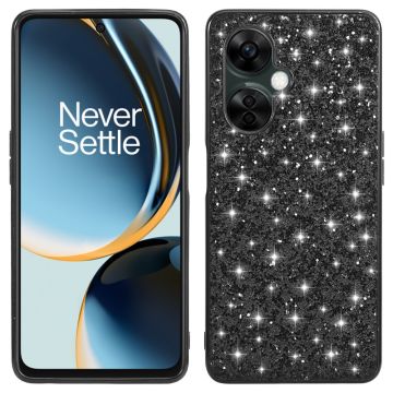 Glitter OnePlus Nord CE 3 Etui - Svart