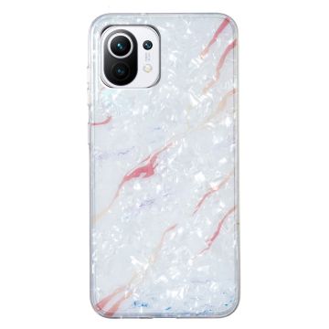 Marble Xiaomi Mi 11 Lite 5G / Mi 11 Lite Etui - Hvit Klinkekule