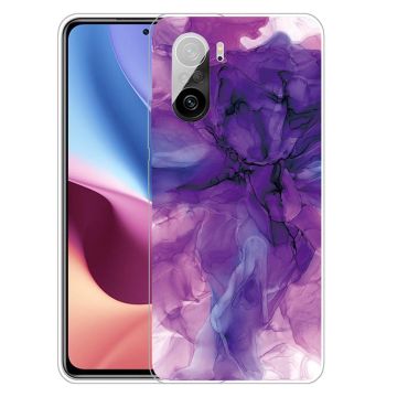 Marmordesign Xiaomi Mi 11i / Xiaomi Redmi K40 Pro Plus / Xiaomi Redmi K40 Pro / Xiaomi Redmi K40 / Xiaomi Poco F3 deksel - Drømmende Lilla Marmor