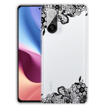 Deco Xiaomi Mi 11i / Xiaomi Redmi K40 Pro Plus / Xiaomi Redmi K40 Pro / Xiaomi Redmi K40 / Xiaomi Poco F3 deksel - Blondeblomst