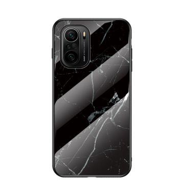 Fantasy Marble Xiaomi Mi 11i / K40 Pro Plus / Poco F3 Deksel - Svart Klinkekule