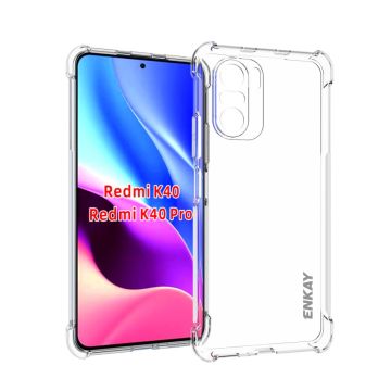 ENKAY klart fallsikkert etui for Xiaomi Mi 11i / Poco F3 / K40 / K40 Pro / K40 Pro Plus