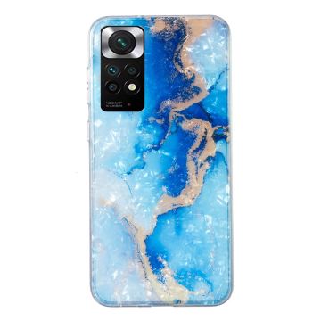 Marble Xiaomi Redmi Note 11S / Note 11 Etui - Blue Gull Klinkekule