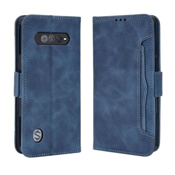 Lommebok-etui i moderne skinn-design Xiaomi Black Shark 5 RS - Blå