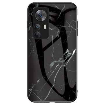 Fantasy Marble Xiaomi 12T / Redmi K50 Ultra Deksel - Svart Klinkekule