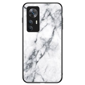 Fantasy Marble Xiaomi 12T / Redmi K50 Ultra Deksel - Hvit Klinkekule