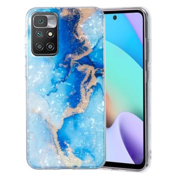 Marble Xiaomi Redmi 10 2022 / Note 11 / 10 Prime / 10 Etui - Blue Gull Klinkekule