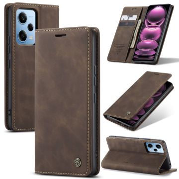 CaseMe Xiaomi Poco X5 Pro / Redmi Note 12 Pro / Note 12 Pro Speed Vintage Etui - Kaffe