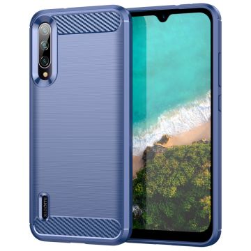 Carbon Flex Etui Xiaomi Mi A3 / Mi Cc9e - Blå