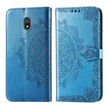 Mandala Xiaomi redmi 8A Flip case - Blå