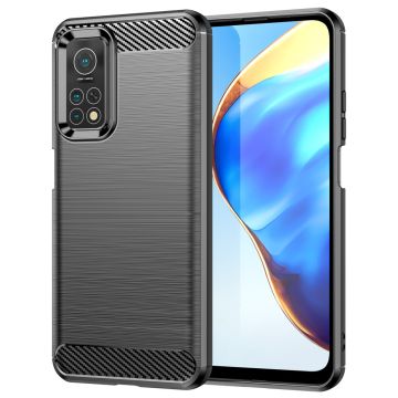 Carbon Flex Etui Xiaomi Redmi K30S / 10t Pro 5g / 10t 5g - Svart