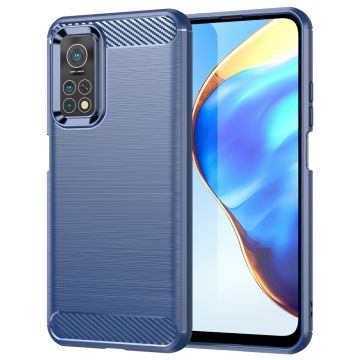 Carbon Flex Etui Xiaomi Redmi K30S / 10t Pro 5g / 10t 5g - Blå