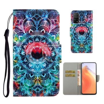 Wonderland Xiaomi Redmi K30S / Mi 10t Pro 5g / Mi 10t 5g Flippetui - Mandala Blomst