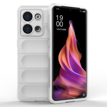 Deksel med mykt grep for Oppo Reno9 Pro - Hvit