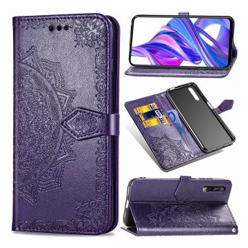 Mandala Honor 9X Pro Flip case - Lilla