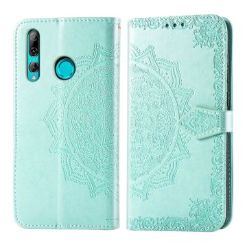 Mandala Honor 9X / 9X Pro Flip-etui - Cyan