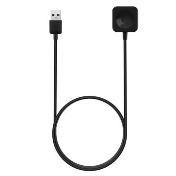 Apple Watch Series 1 / 2 / 3 1m datasynkronisering USB-ladekabel - Svart