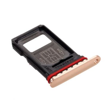 OnePlus 7 Pro OEM-holder for dobbelt sim-kortbrett - Gull