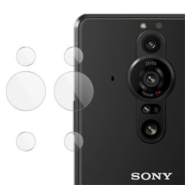 2 stk IMAK Sony Xperia Pro-I HD kameralinsebeskytter i herdet glass