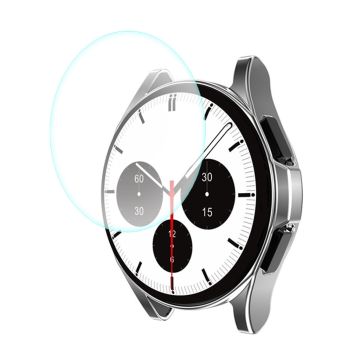 ENKAY Samsung Galaxy Watch 4 Classic (42 mm) TPU-deksel + skjermbeskytter i herdet glass - Sølv