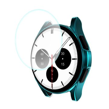 ENKAY Samsung Galaxy Watch 4 Classic (42 mm) TPU-deksel + skjermbeskytter i herdet glass - Cyan