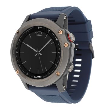 Garmin Fenix 3 / 3 Hr / 5x Silikon Klokkereim - Mörkblå