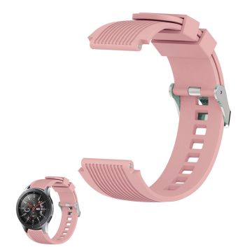 22 mm Universal line etset klokkerem i silikon - Rosa