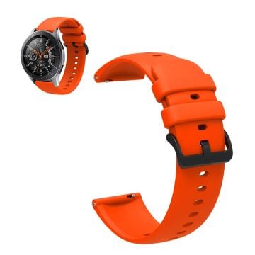 22 mm Universal sporty klokkerem i silikon - Oransje