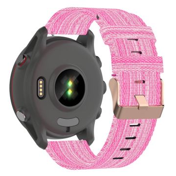 20 mm universal klokkerem i nylon - Rosa