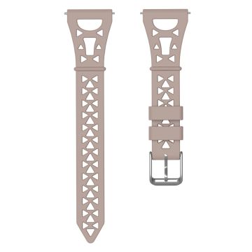 22 mm Universal tower design klokkerem i silikon - Khaki