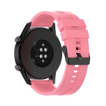 22 mm universal klokkerem i silikon - Rosa